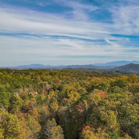 View! Cozy, Private, Fireplace, Hot Tub Log Cabin, Honeymoon! Sevierville Esterno foto